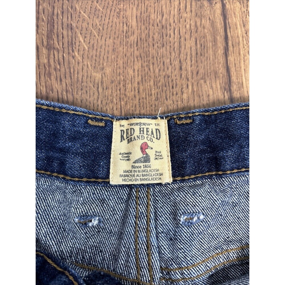 Red Head Men's Jeans -  Relaxed Fit Straight Leg 40/32 Dark Blue